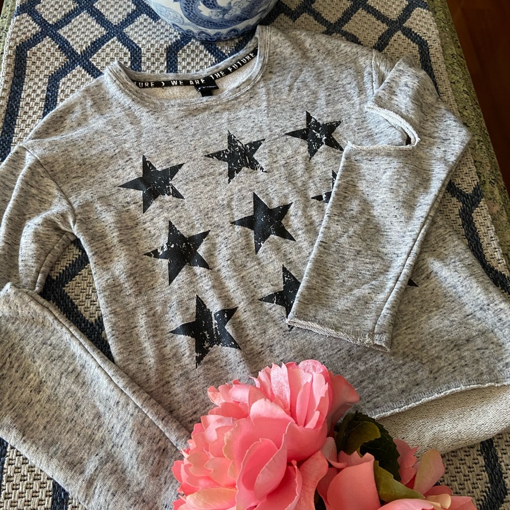 Gray sweatshirt